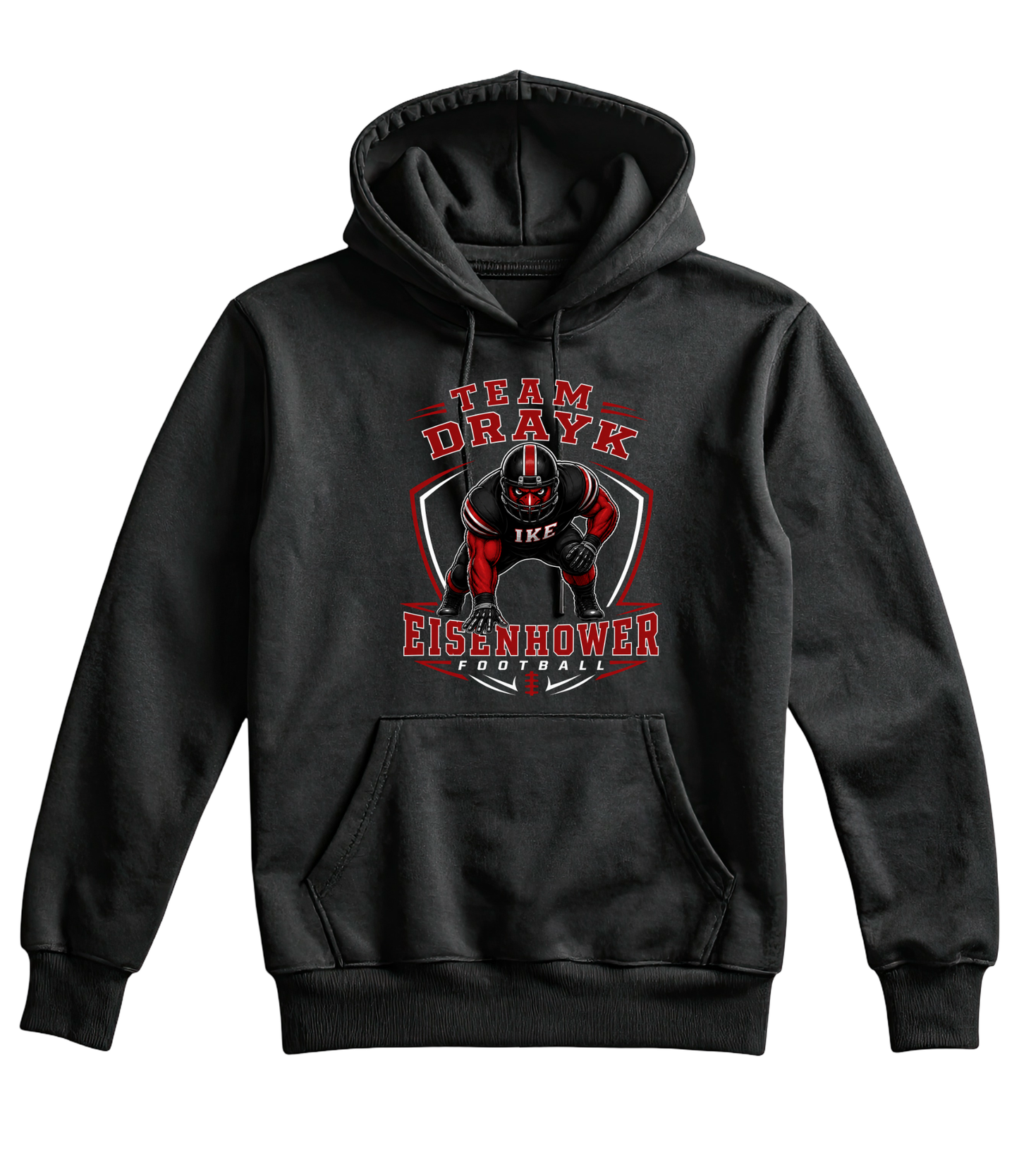 Team Drayk Eisenhower Football Hoodie