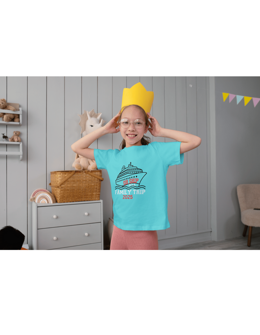 Oh Ship, It's a Family Trip 2025 Kid T-Shirt