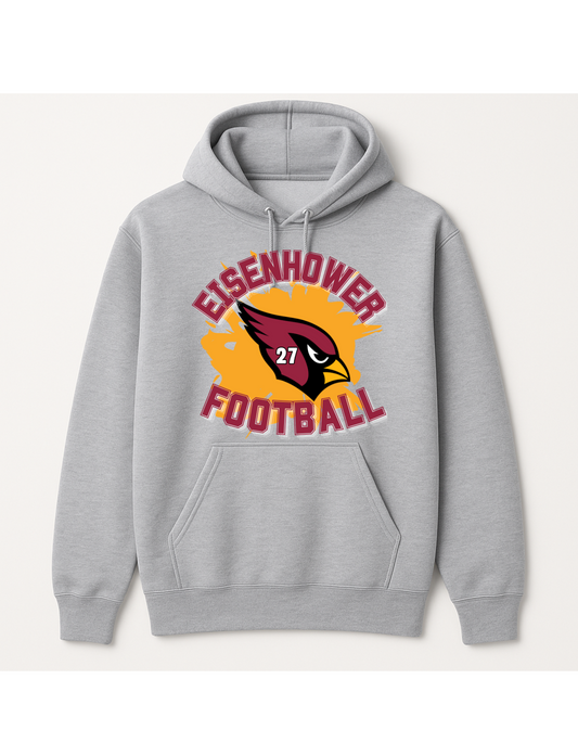 Eisenhower Football Hoodie #27