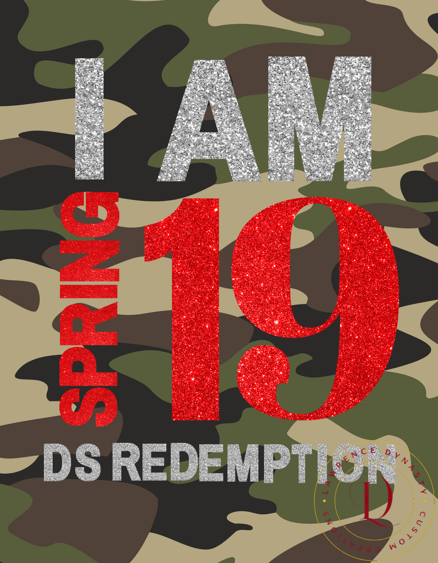 Camo Glitter DST Shirt