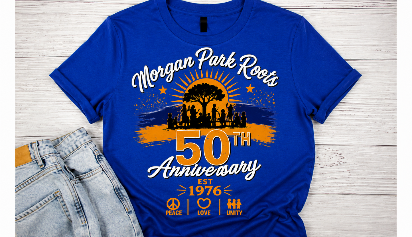 Morgan Park Roots 50th Anniversary T-Shirts