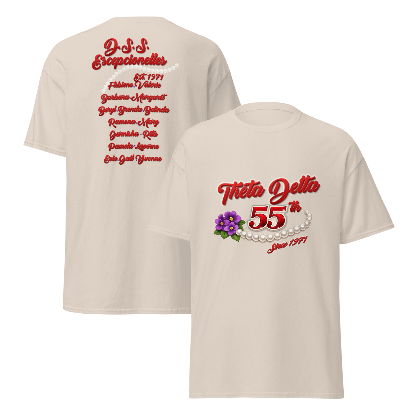 Theta Delta 55th Anniversary Commemorative T-Shirt