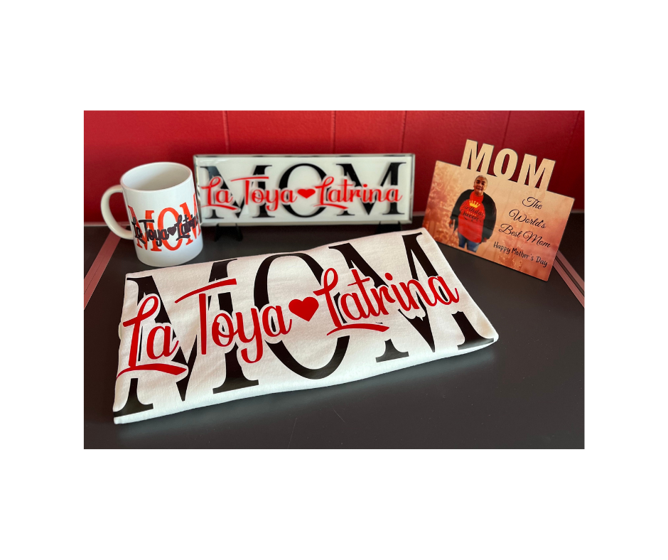 Mom Bundle with Plaque, Mug, Shirt and Picture Frame