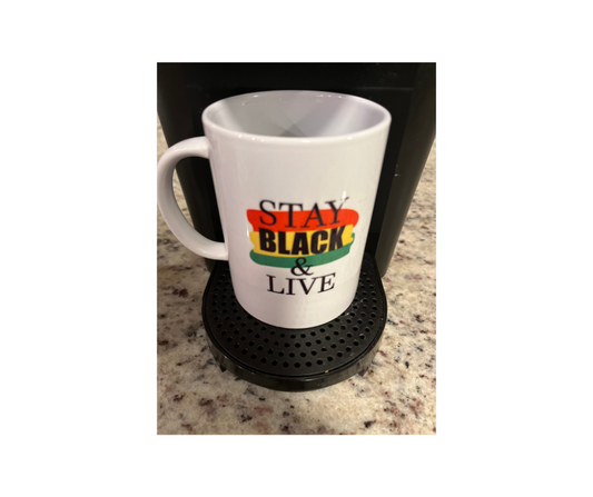 Stay Black & Live mug