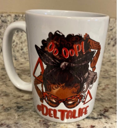 Delta Life mug (1 sided)