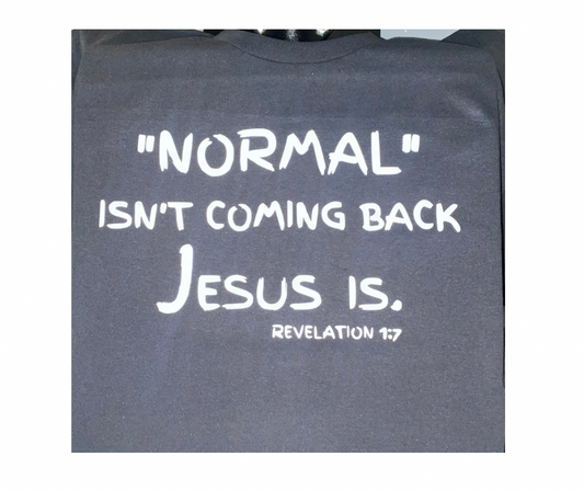 Normal isn’t coming back Jesus is.